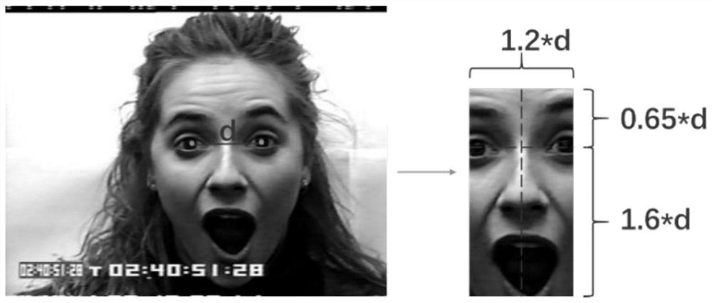 Dynamic expression recognition method and system based on space-time multi-feature fusion