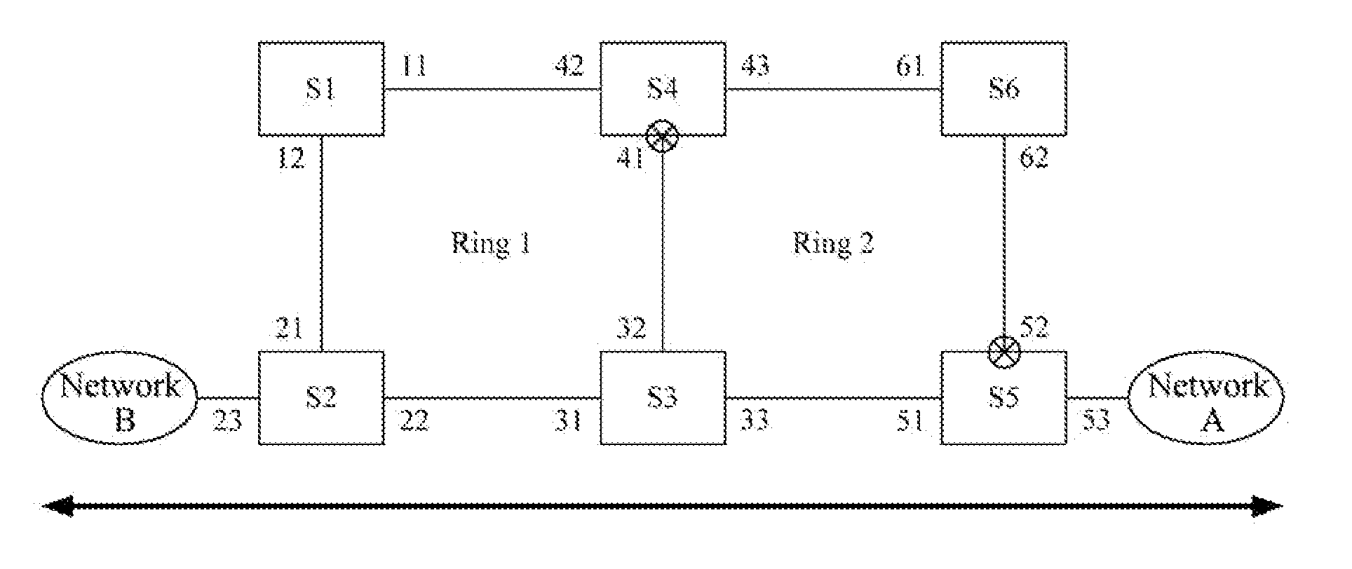 Topology Management Method of Ether Multi-Ring Network, and System Thereof