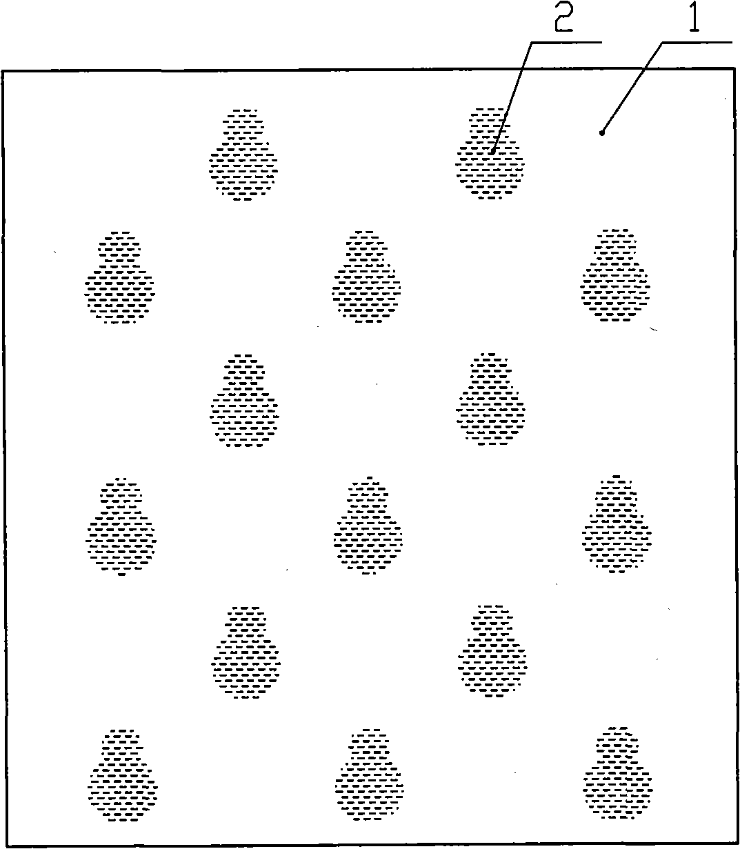 Cutting motif fabric and method of manufacture