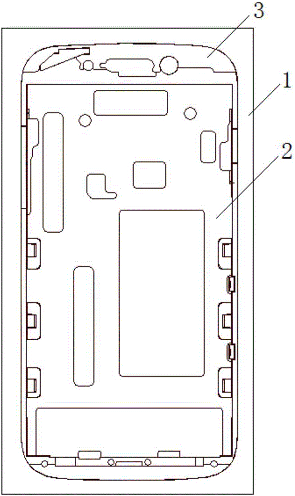 Manufacturing method of mobile phone middle frame