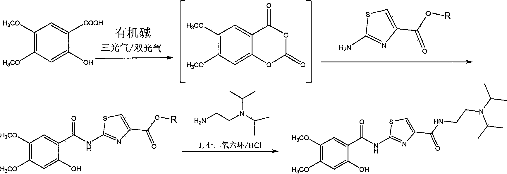 6,7-dimethoxy-benzo[d][1,3]dioxin-2,4-dione and preparation method thereof