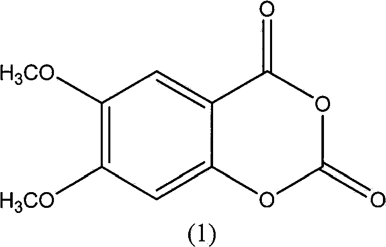 6,7-dimethoxy-benzo[d][1,3]dioxin-2,4-dione and preparation method thereof