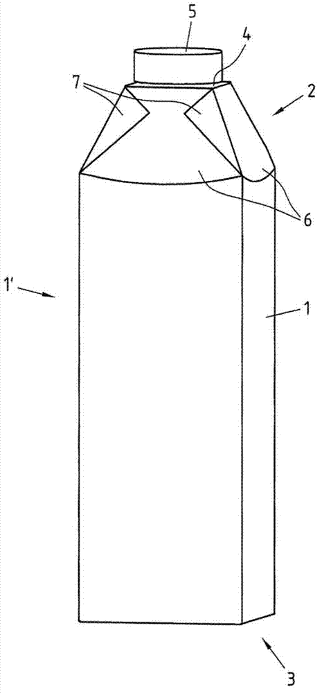 Apparatus and method for producing packaging
