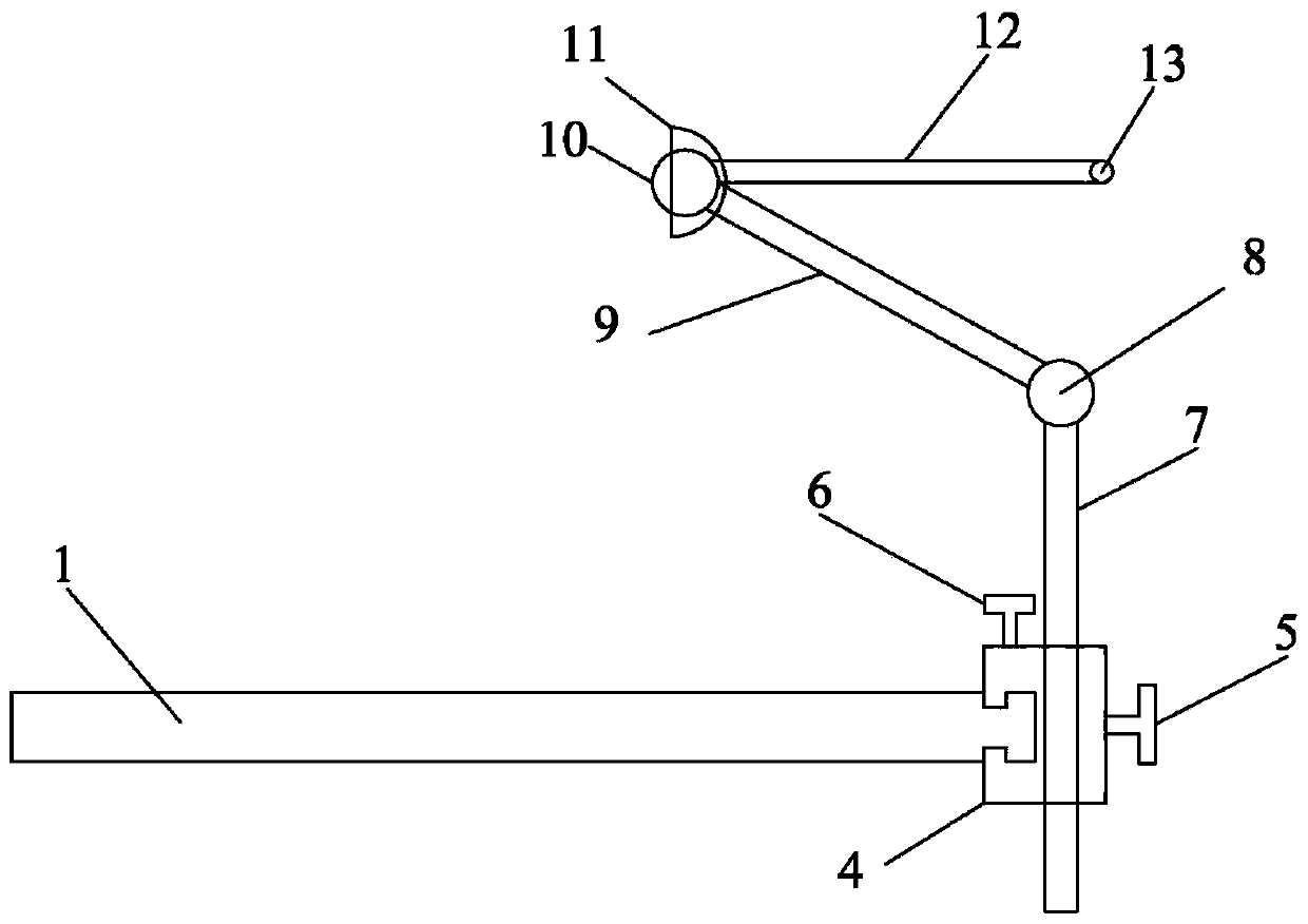 Craniocerebral puncture auxiliary device for DSA