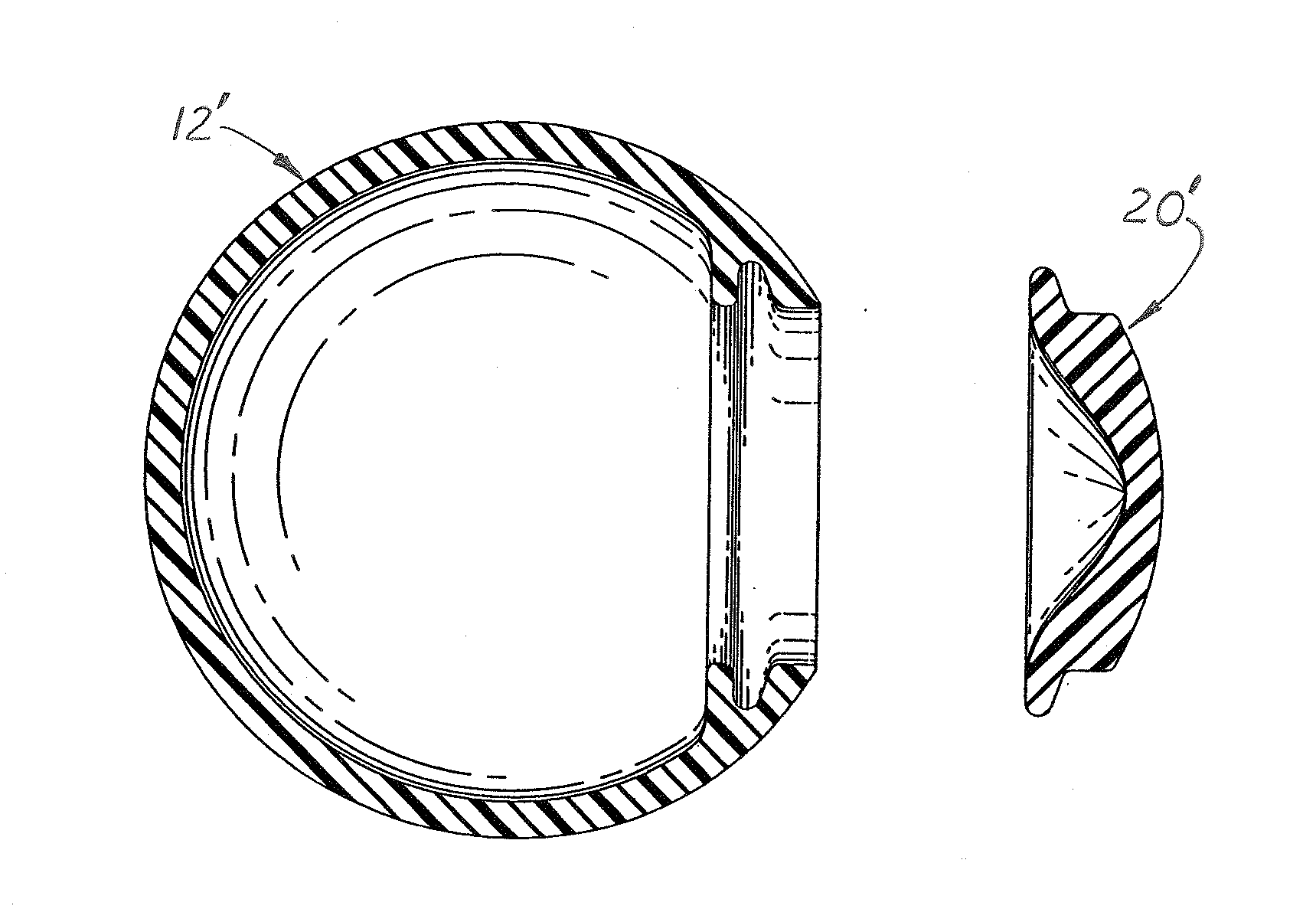 Simulated pressurized ball and manufacturing method