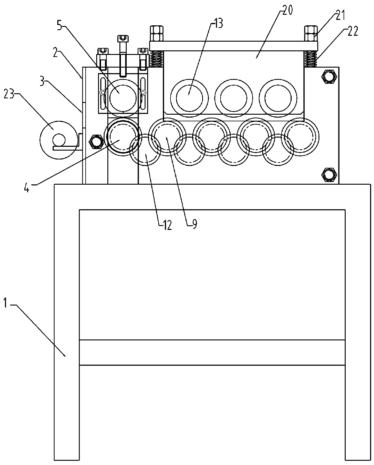 Strapping leveler