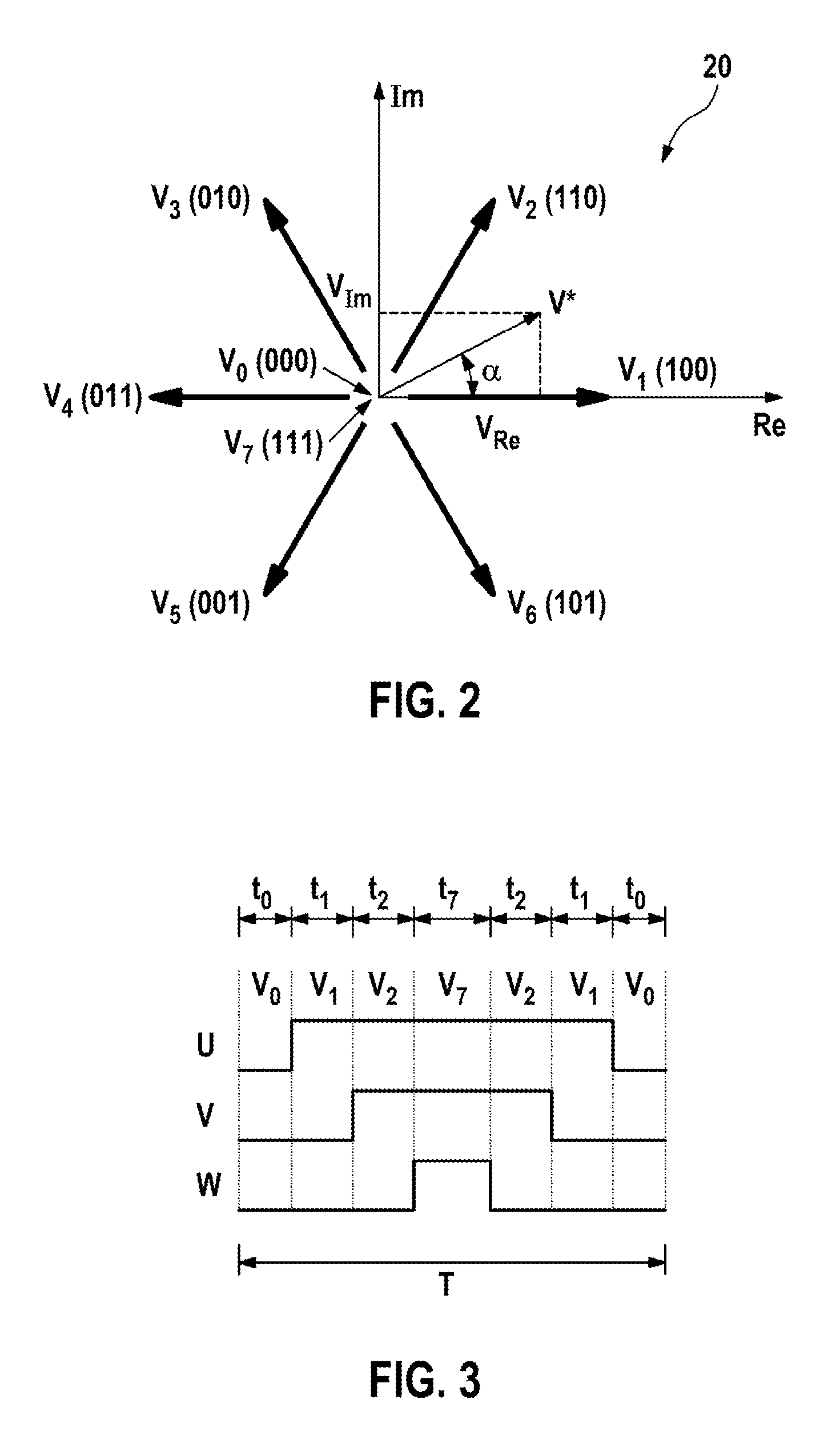 Method and device for controlling an inverter