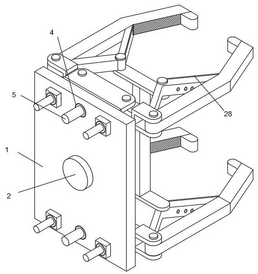 Hydraulic gripper of transfer robot capable of gripping heavy objects