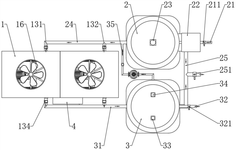 Control method for multiple air source heat pump units and air source heat pump system