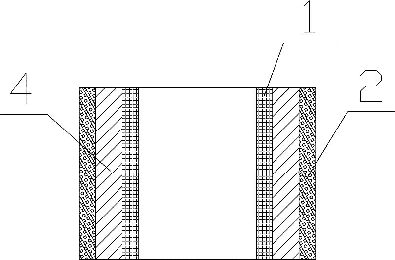 Method for preparing integral type seamless metal fiber perforated pipe and tangling device