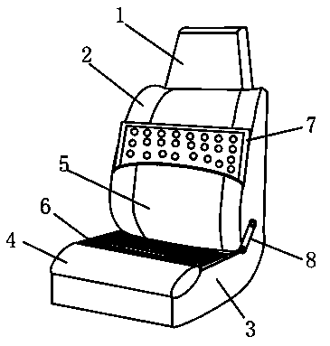 Automobile seat cushion