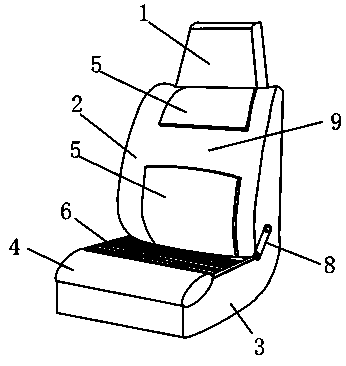 Automobile seat cushion
