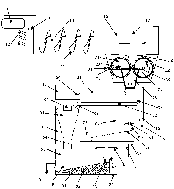 Hydraulic engineering apparatus used for river channel desilting