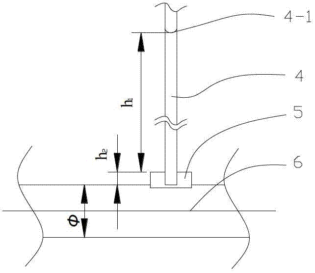 Method for mounting fluid energy conversion experimental sleeve type tube ruler multi-reference pressure measuring device