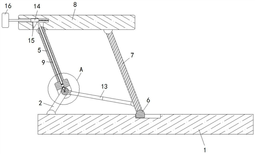 A safe parking lock capable of automatic deformation and buffering