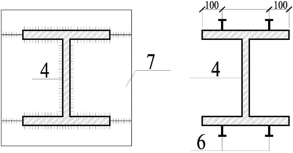 Shallow-to-deep foundation pit supporting structure and method