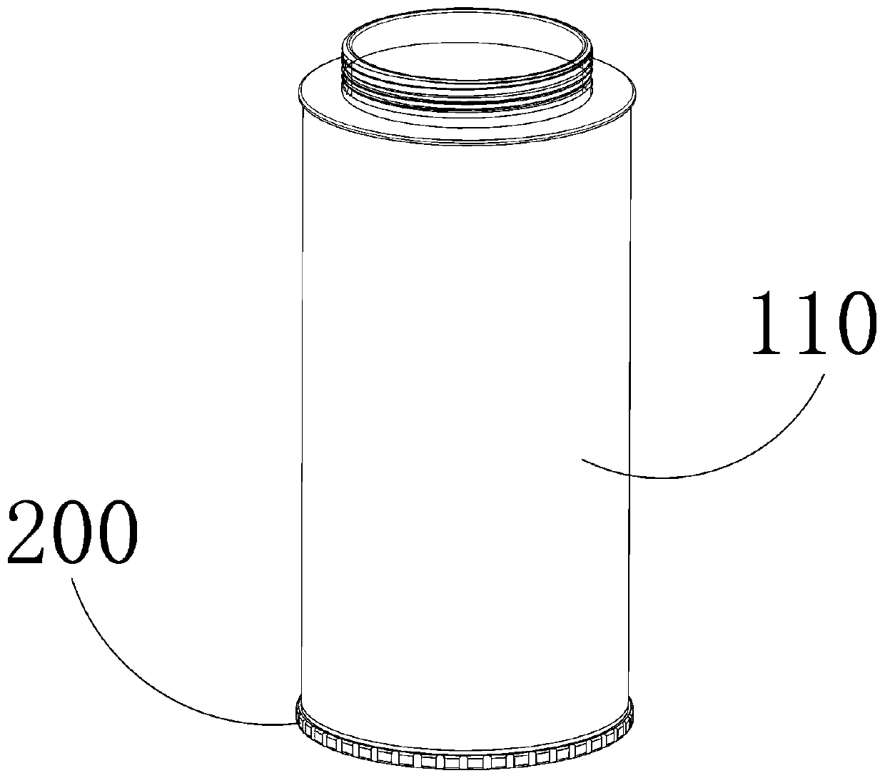 Quick temperature control method for hot water in vacuum cup