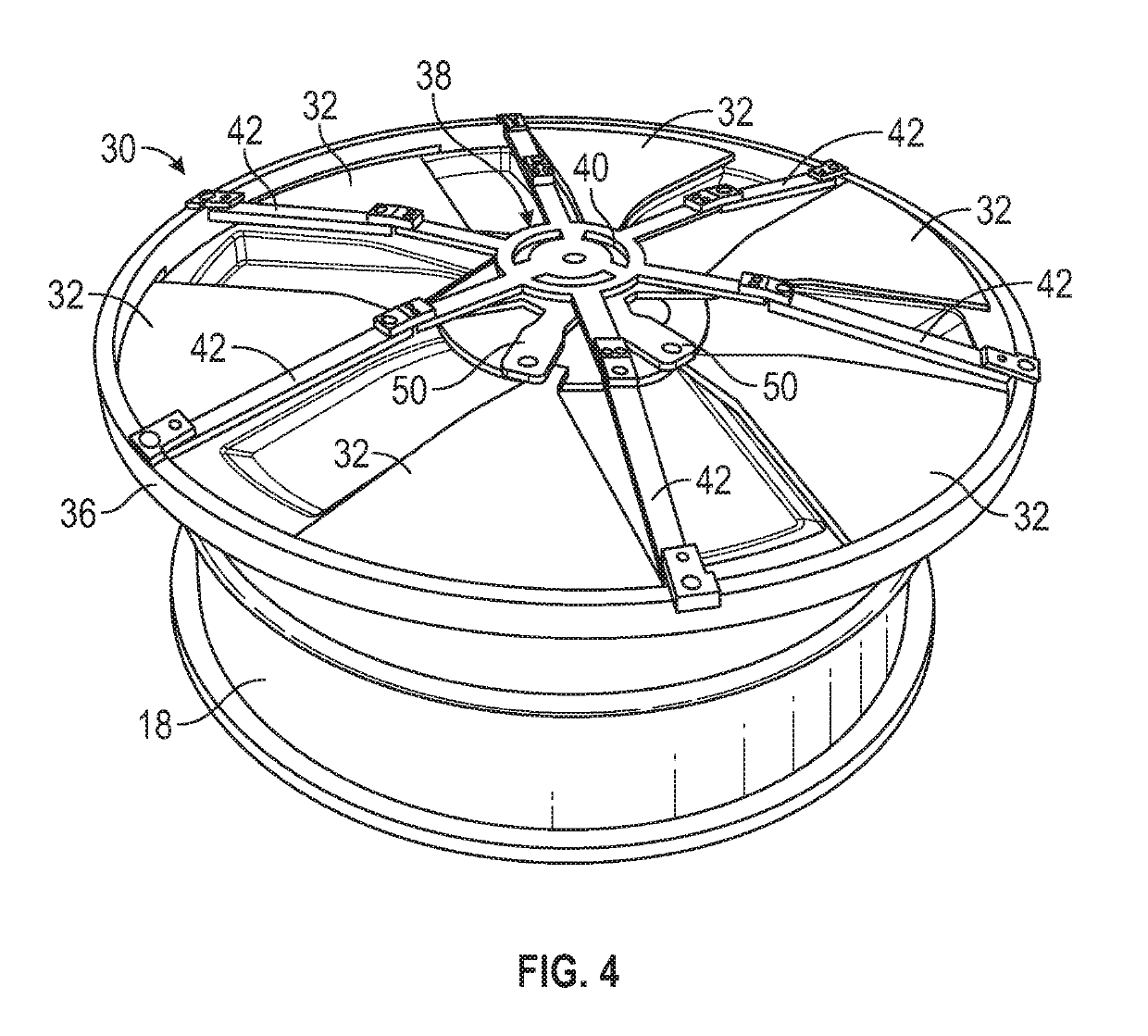 Vehicle wheel assembly including a self-deployed wheel shutter system