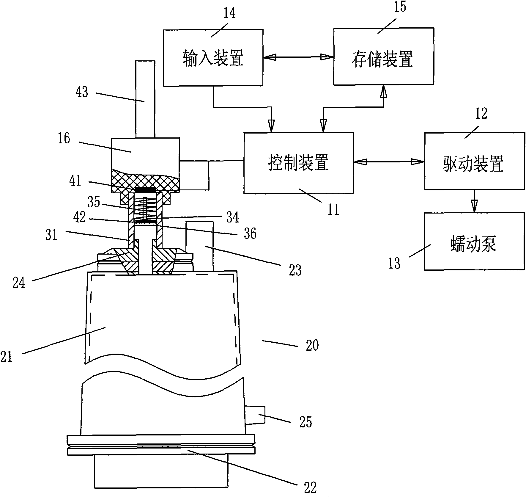 Pressure detection device and microbial detection film system