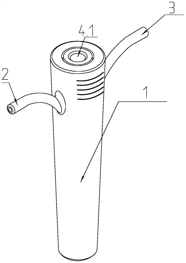 Sealing cap used for endoscope and ureter or flow guide tube in matched mode