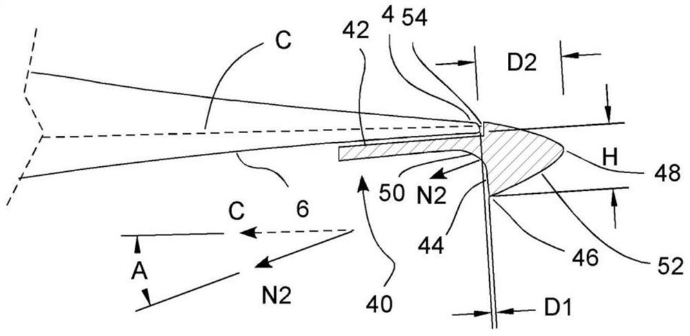 Wind turbine blade with gurney flap