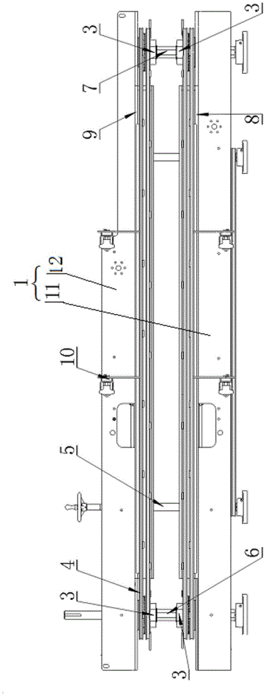 A carton conveying system for a cartoning machine with multiple specifications