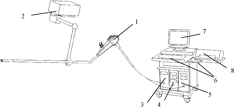 Three-dimensional electronic duodenoscope system and use method thereof