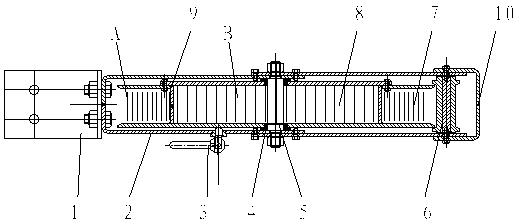 Retractable hatch container and floating element equipotential connection system