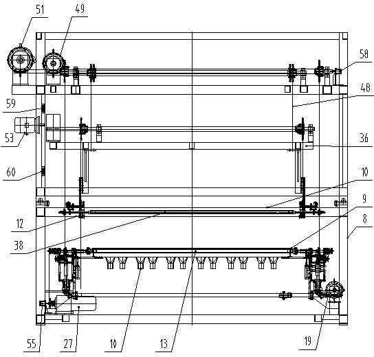 Abnormal-shape single-bent toughened glass processing equipment