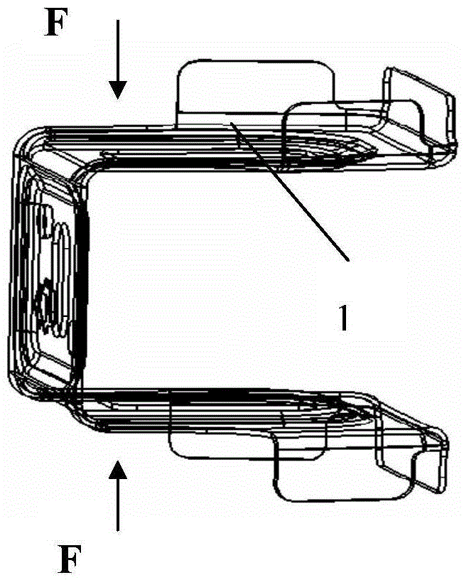 A plastic mold structure molding process