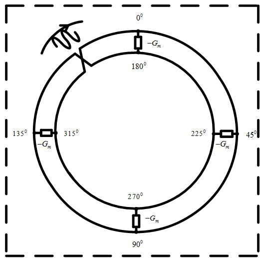 Rotary traveling wave oscillator with high power output of multiple energy injection locking