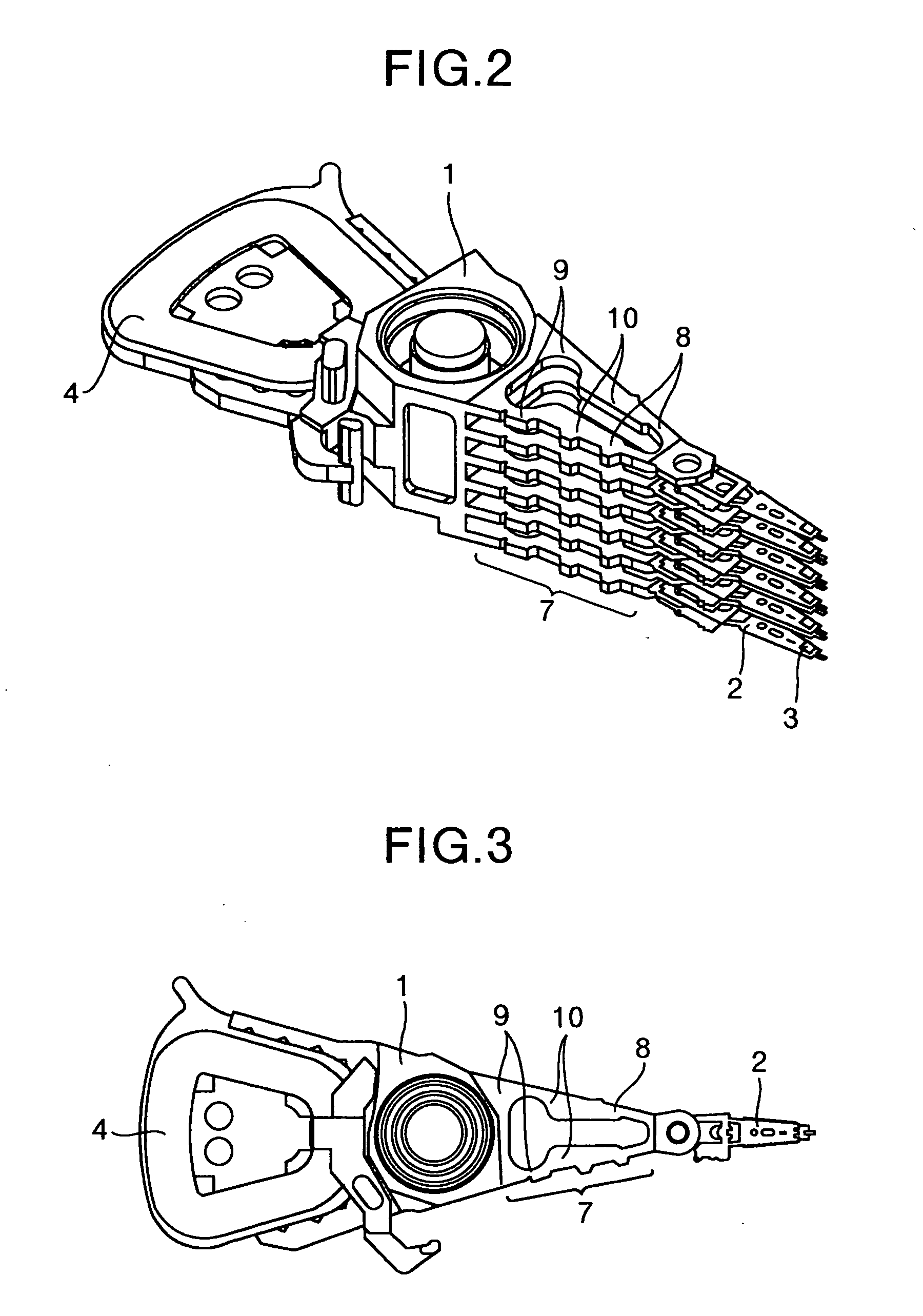 Carriage arm assembly for locating magnetic head, and magnetic disk apparatus using the same