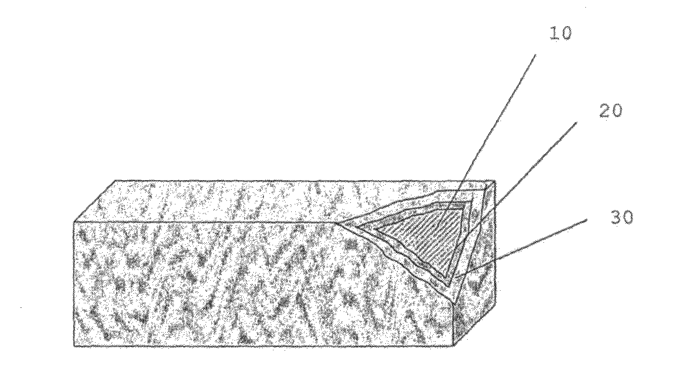 Composite metallic materials, uses thereof and process for making same
