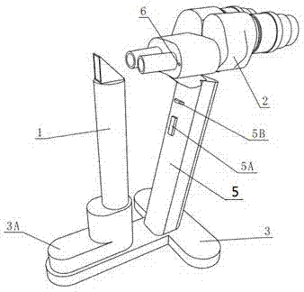 Handheld slit lamp microscope