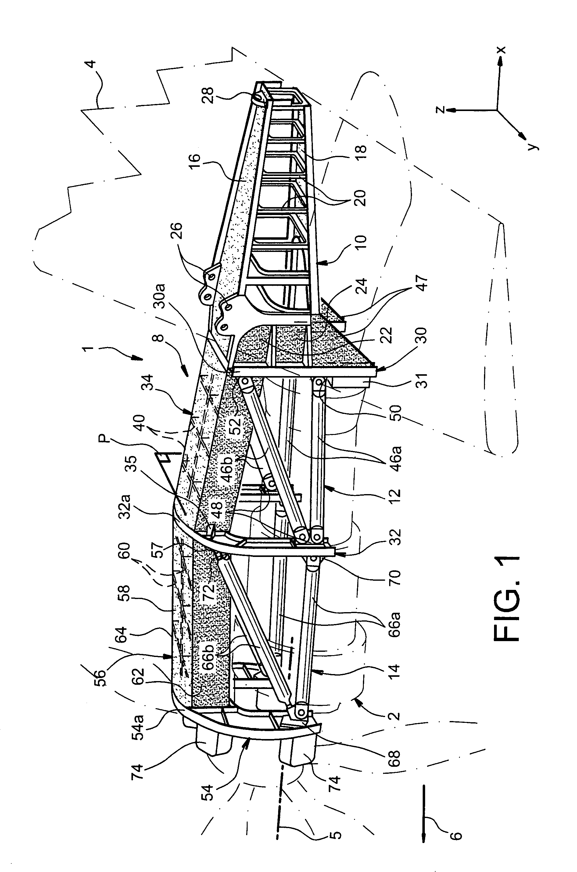 Mounting structure for mounting a turboprop under an aircraft wing