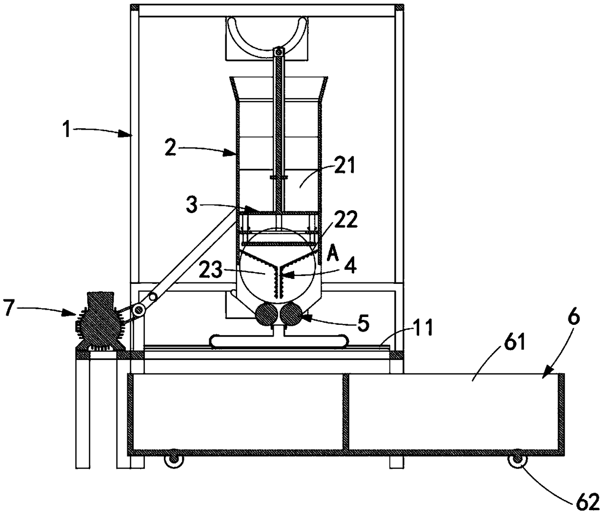 Vermicelli quick processing device