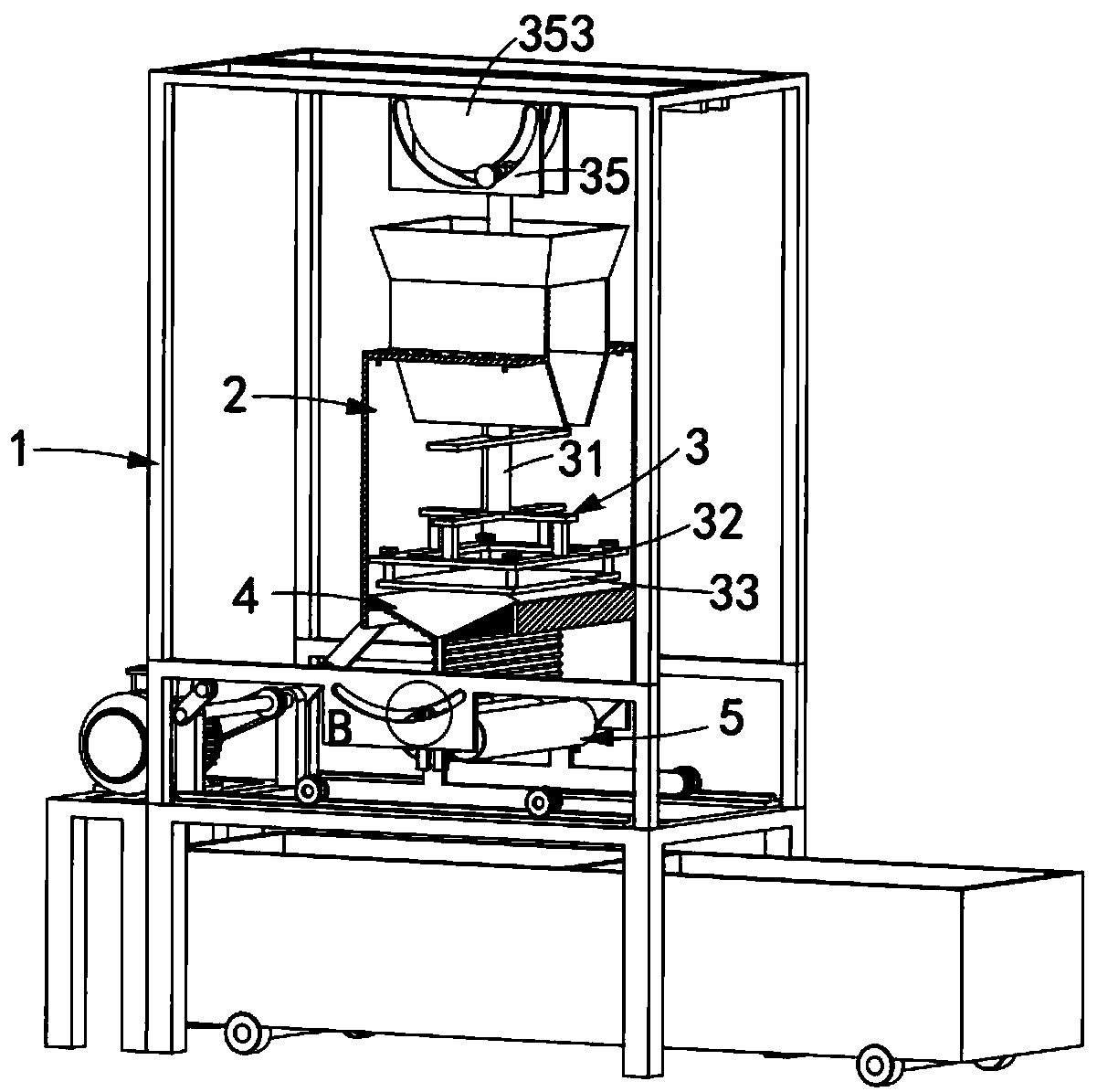 Vermicelli quick processing device