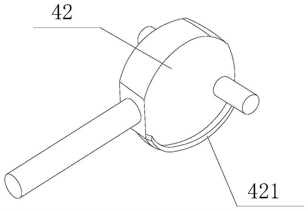 A sintering machine flue gas condensation dust removal and demisting device