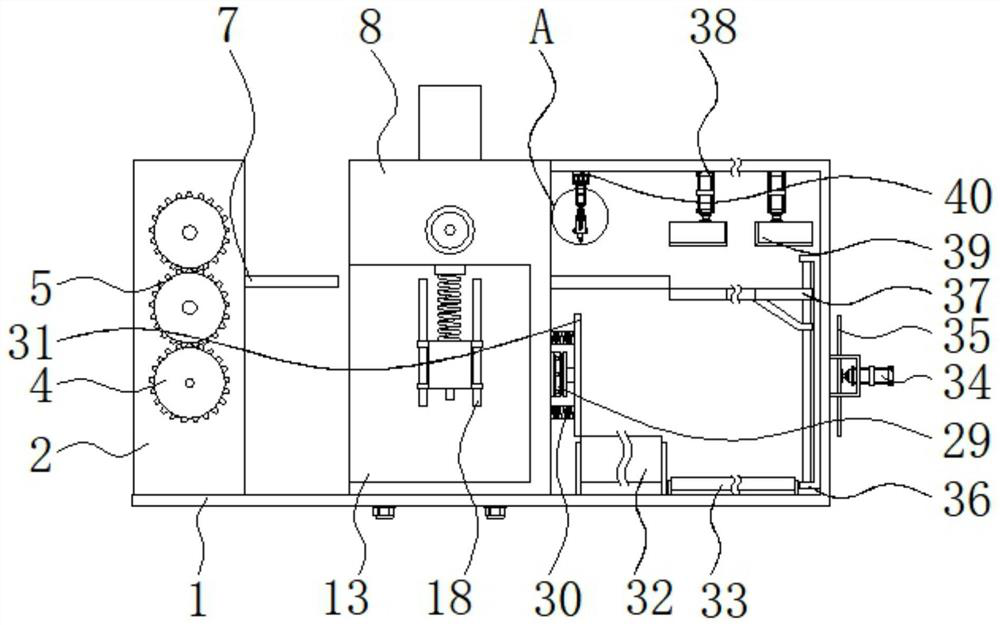 Carton die-cutting circular die device and process thereof