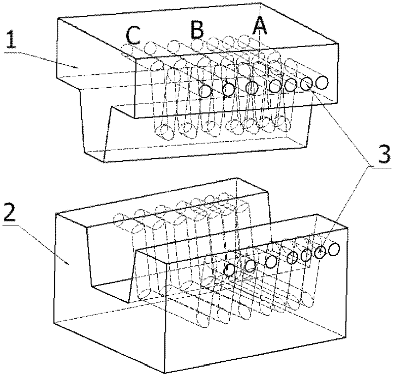 Thermoforming method of metal composite board