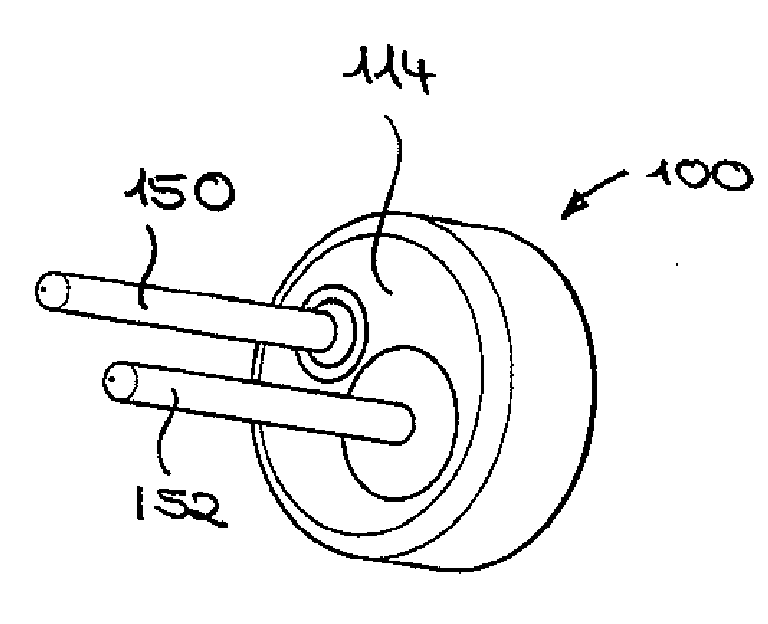 Ring-shaped or plate-like element and method for producing same