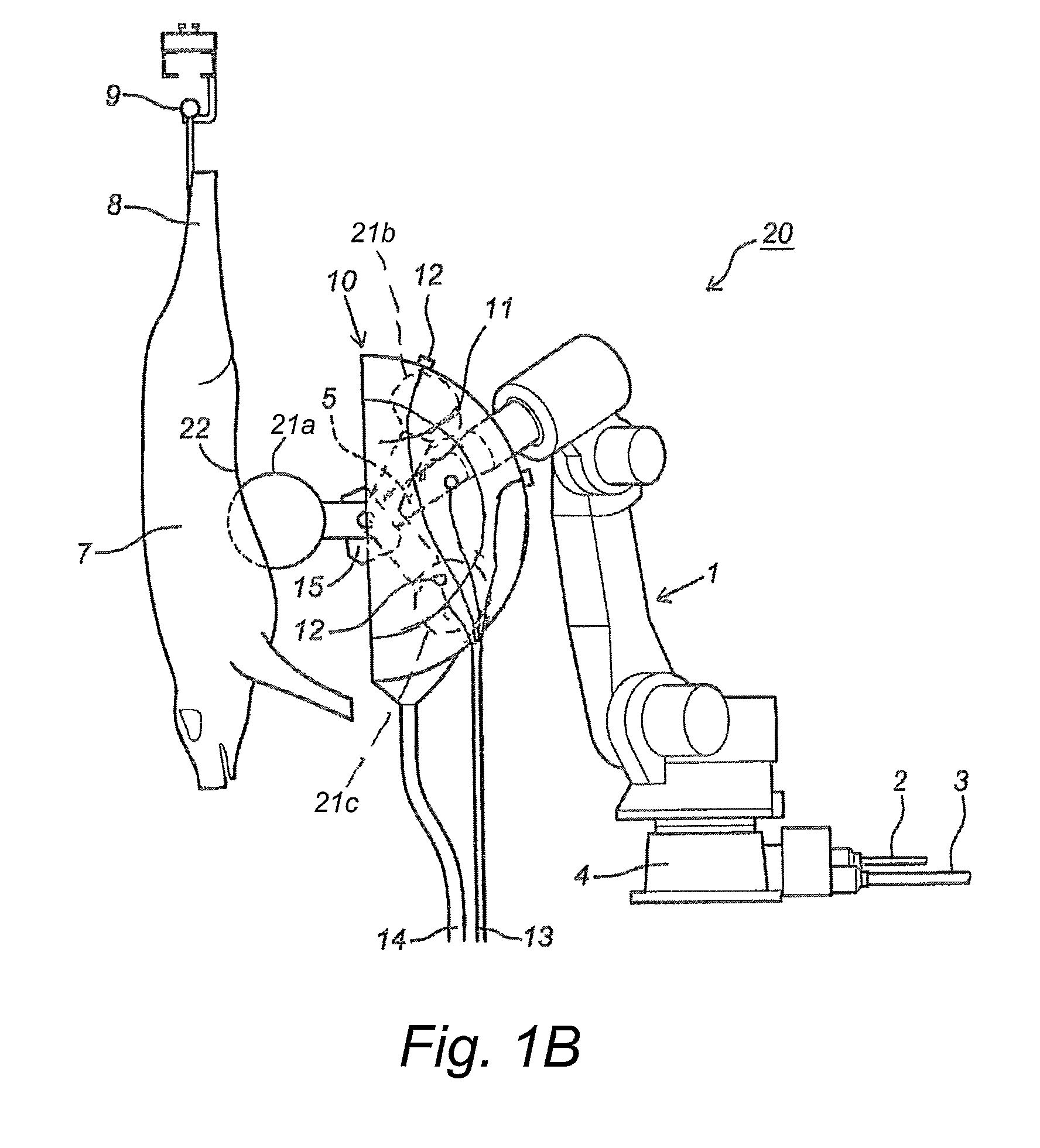 Device and method for processing carcasses of livestock