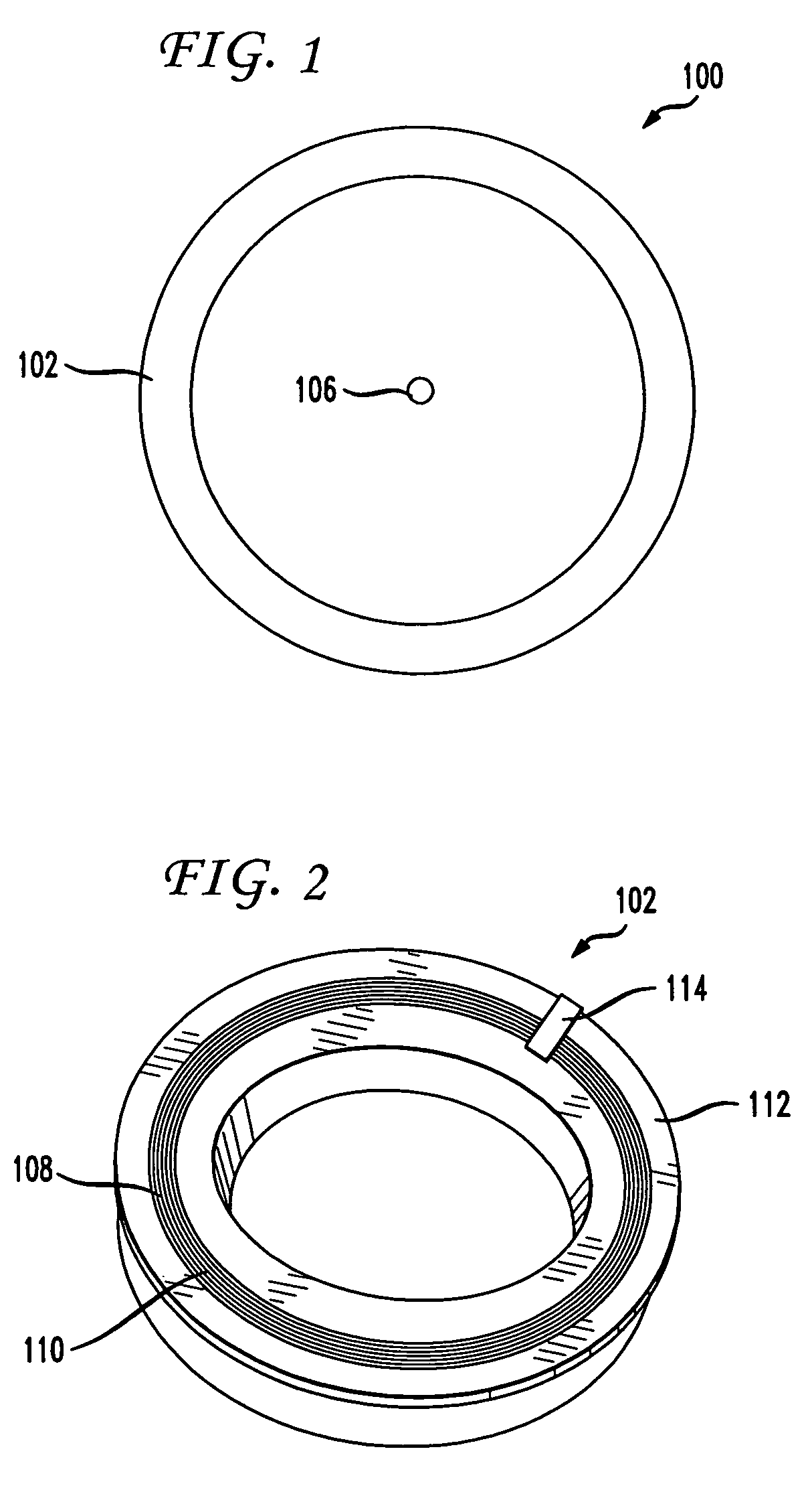 Transmission lines applied to contact free slip rings