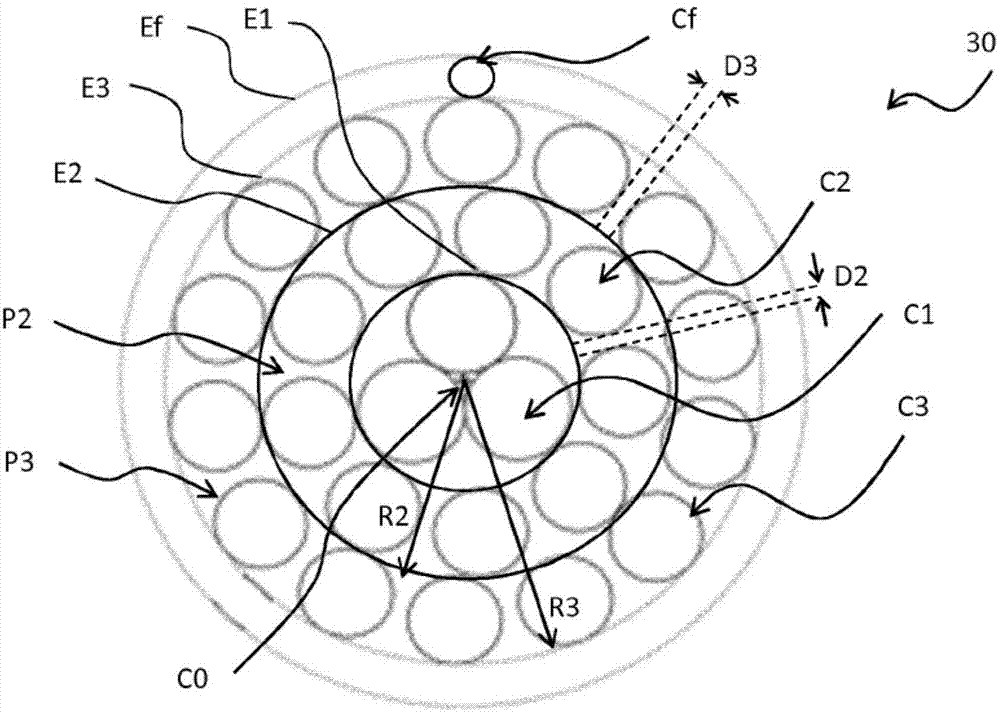 Steel cord comprising layers having high penetrability