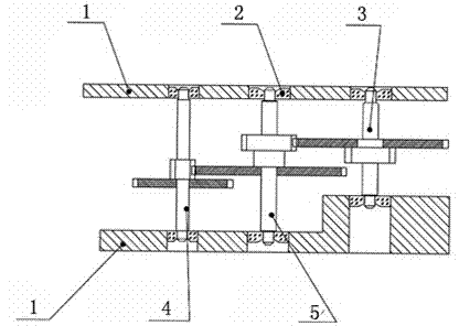 Movement with pure-tungsten metal clamp plates