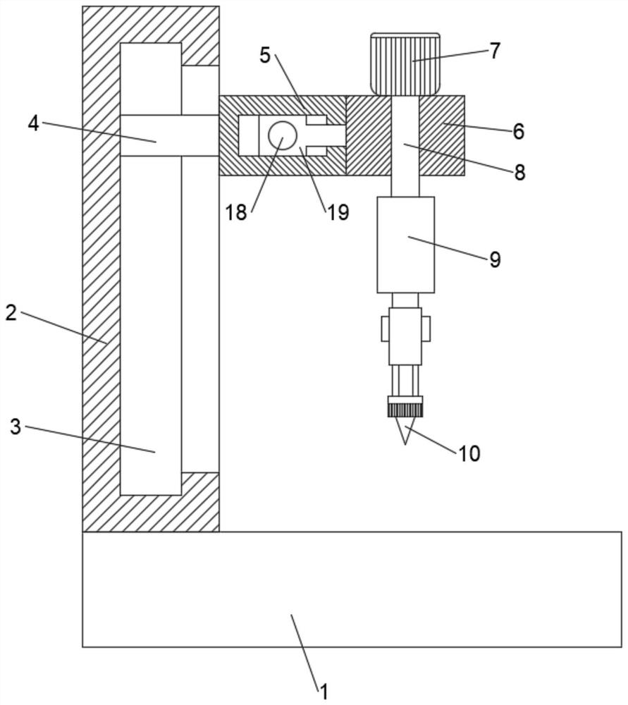 Scrap removing device for mechanical drilling machine