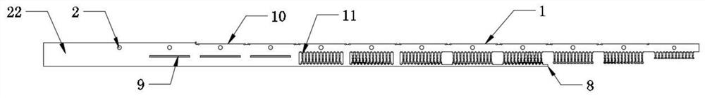 L-shaped metal pin structure of network filter shell and production process of L-shaped metal pin structure