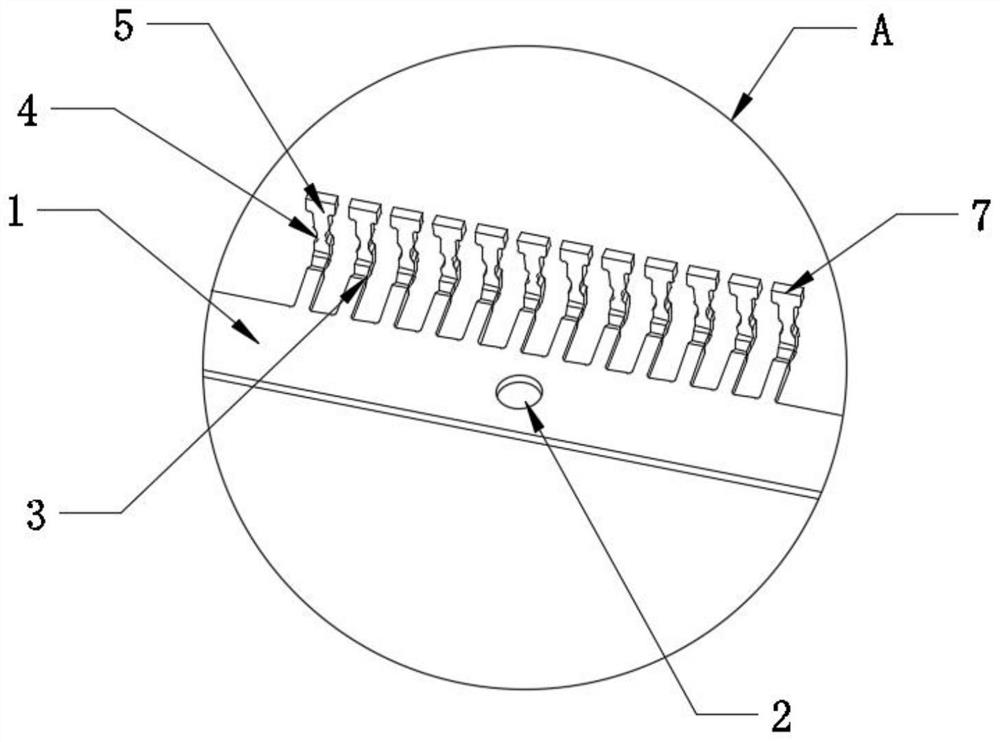 L-shaped metal pin structure of network filter shell and production process of L-shaped metal pin structure