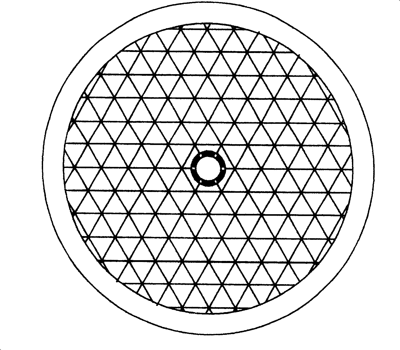 Plate type and two surface filtration type micro-porous ceramic structure