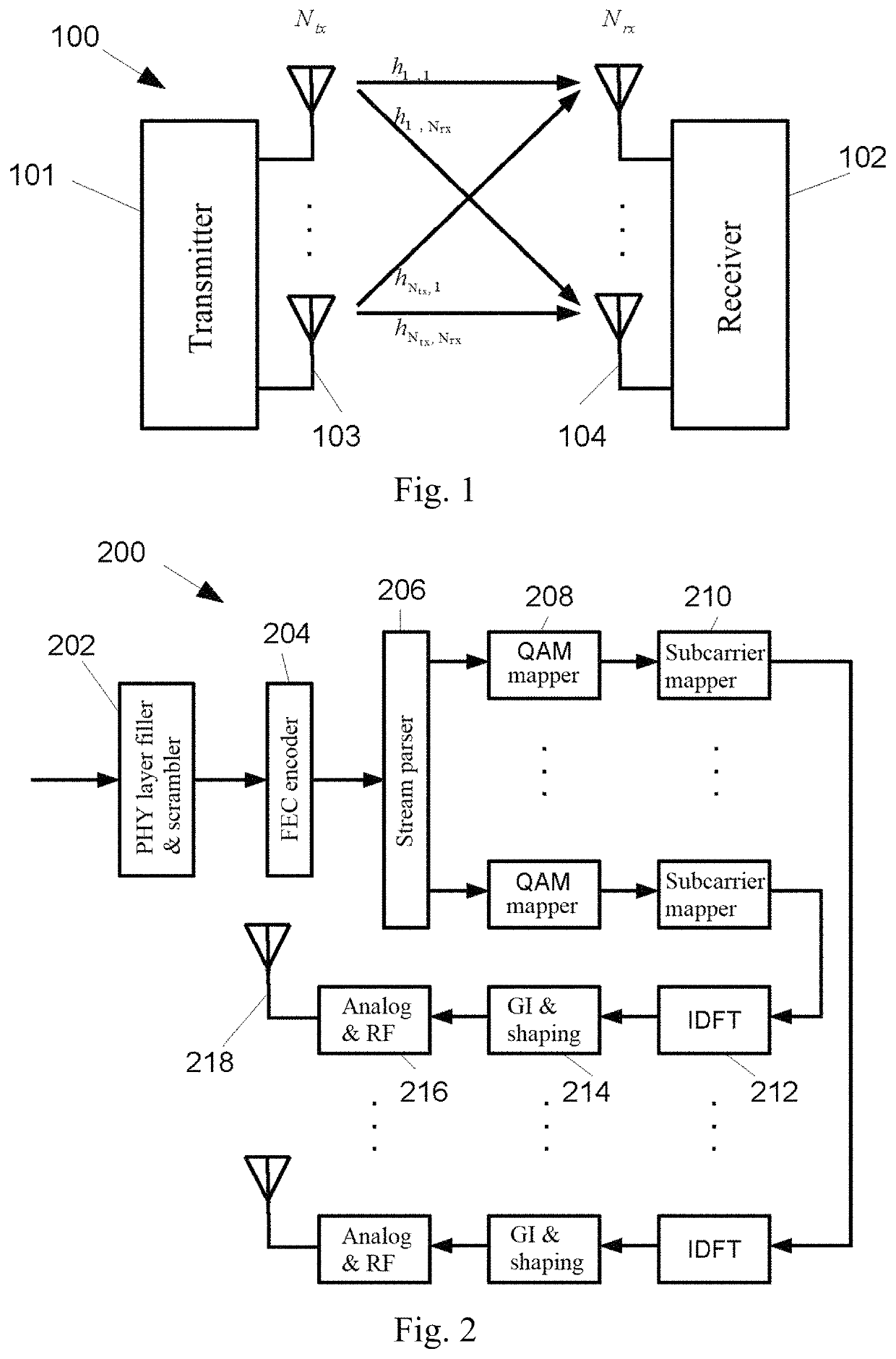 MIMO-OFDM wireless signal detection method and system capable of channel matrix pre-processing during detection